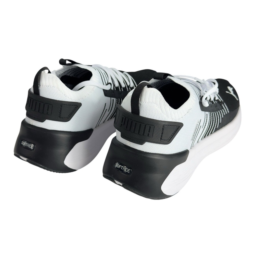 PUMA Softride Symmetry Fuzion Running Shoes Black White Mens Sizes 10.5, 11 - Picture 6 of 16